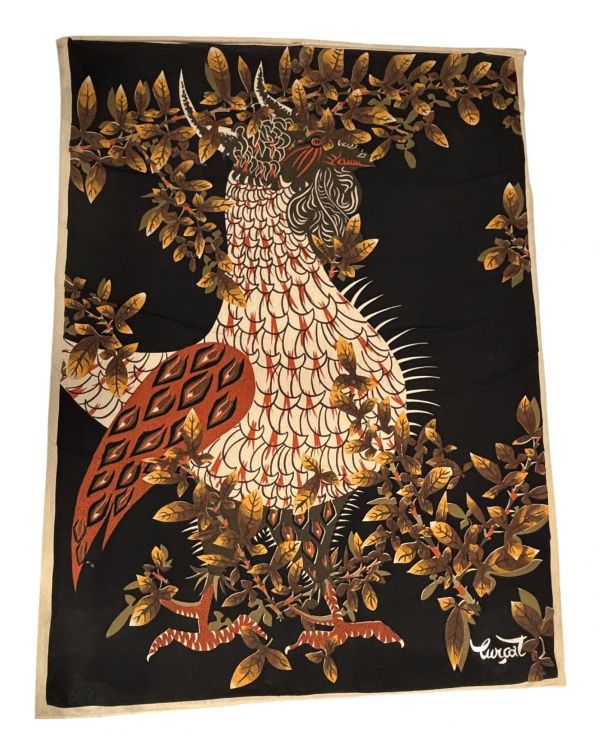Jean Lurçat (1892-1966)  Le coq dans les feuillages..