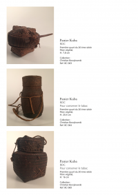 Collection of over 200 Central African baskets from the 19th and 20th centuries - Collection of Mr Christian Borzykowski.