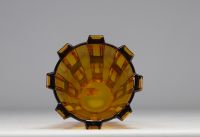 Vase Scailmont, ambré, Art Déco 1930-1935