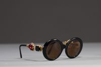 MOSCHINO - Rare paire de lunettes de soleil 