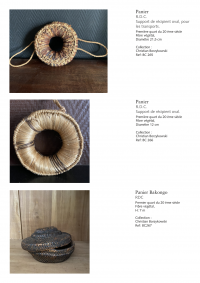 Collection of over 200 Central African baskets from the 19th and 20th centuries - Collection of Mr Christian Borzykowski.