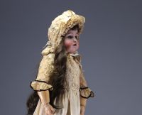 SIMON et HALBIG -Poupée tête porcelaine n° 72, bouche ouverte.
