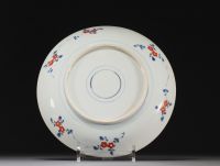 China - Porcelain plate, Imari design, 18th century.