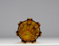 Vase Scailmont, ambré, Art Déco 1930-1935