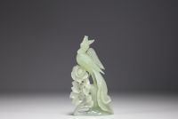 China - Set of five jadeite sculptures.