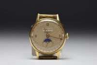 Pontiac Bilomatic, Pontiac Memodate, Lincoln moon phase, set of three watches in 18k yellow gold, to be reviewed.