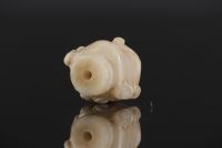 India - Carved jade head, 17th century