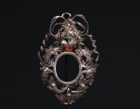 Ensemble de deux petits cadres en argent filigrané, Russie, XVIIIème.