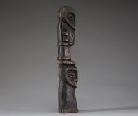 Afrique RDC - Figure du Bwami Lega / Warega en bois sculpté, Congo RDC.