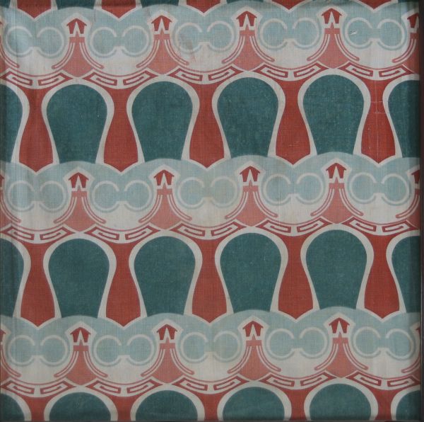 Henry VAN DE VELDE (18631957) Rare Art Nouveau cotton fabrics, c.1904.