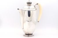 Axel SOLOMONSEN (20th century) Solid silver coffee service, hallmarked 925.