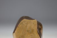 Michel JAUBERT (XX) - Vase sculpture en bronze, signé, vers 1970.