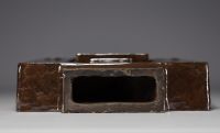 Roger DUTERME (1919-1997) Sculpture in glazed terracotta, artist's stamp.