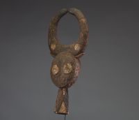 Afrique - Masque Nunuma / Nuna en bois sculpté, Burkina Faso, début XXème.