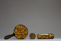Chine - Coffret de toilette à motif de dragon, vers 1930.