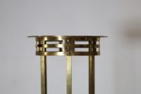 Gustave SERRURIER-BOVY (1858-1910) in the style of - Constructivist brass saddle, circa 1900.