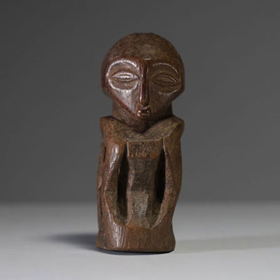 Afrique RDC - Statue Janus Luba, Hemba Kabeja, début XXème.