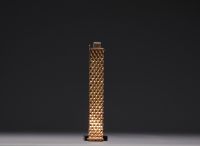Large flexible bracelet in 18K yellow gold, weighing 62.1gr.