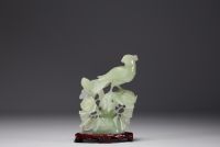 China - Set of five jadeite sculptures.
