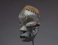 Afrique RDC - Masque Pendé Wongo en bois sculpté, Congo RDC, fin XIXème début XXème.