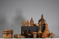 Collection of over 200 Central African baskets from the 19th and 20th centuries - Collection of Mr Christian Borzykowski.