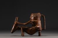 Lardge rider Wongo libation cup - Dem.Rep.Congo