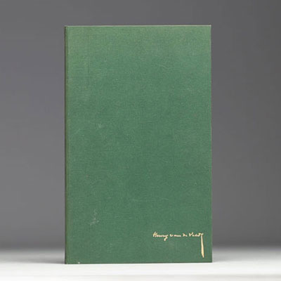 Henry VAN DE VELDE (1863-1957) Dedication to Franz Hellens June 1931, Le Nouveau, son apport à l'architecture et aux industries d'art. Published by 