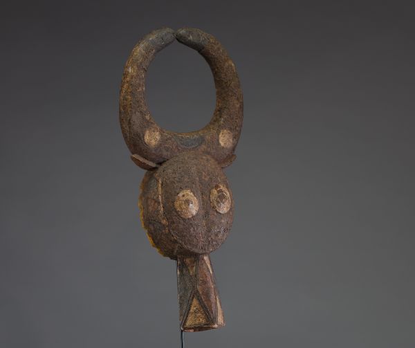 Afrique - Masque Nunuma / Nuna en bois sculpté, Burkina Faso, début XXème.