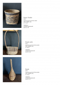Collection of over 200 Central African baskets from the 19th and 20th centuries - Collection of Mr Christian Borzykowski.