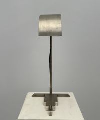 Marcel BREUER (1902-1981) Bauhaus Desk lamp in patinated nickel-plated brass. 1925