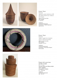 Collection of over 200 Central African baskets from the 19th and 20th centuries - Collection of Mr Christian Borzykowski.