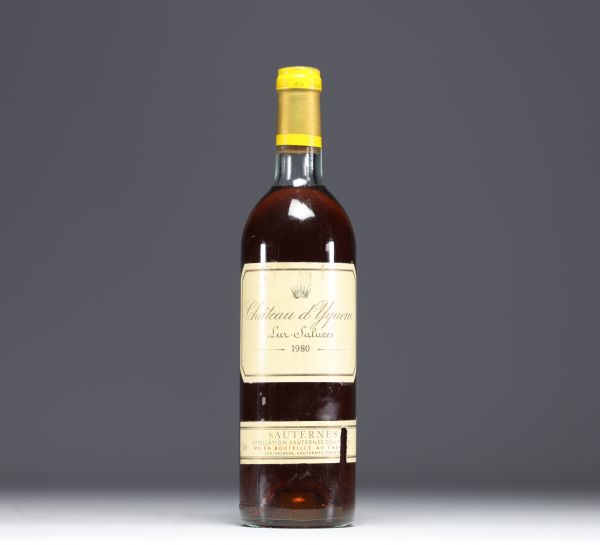 Château d'Yquem, 1980 vintage, Sauternes appellation, Bordeaux, France.