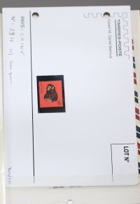 Ensemble de 30 albums et une série de timbres en vrac regroupant la Chine, l'Orient, la France ainsi que des timbres du monde.