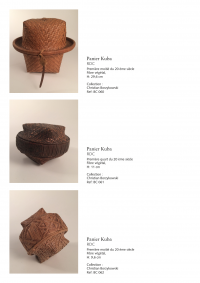 Collection of over 200 Central African baskets from the 19th and 20th centuries - Collection of Mr Christian Borzykowski.