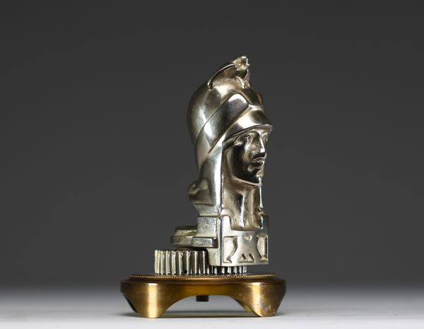 ‘Bust of Minerva’ Radiator cap mascot in silver-plated bronze.
