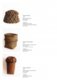 Collection of over 200 Central African baskets from the 19th and 20th centuries - Collection of Mr Christian Borzykowski.