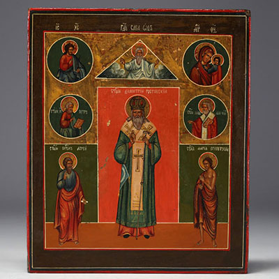 Prayer icon, Novgoron school, oil on wood, 18th century.
