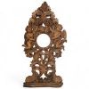 Important porte-reliquaire en bois sculpté Travail probablement italien, XVIIIe siècle