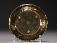 Nécessaire à caviar en vermeil, poinçon SAZIKOV sous l'aigle bicéphale, BC (Victor SAVINKOV) 1874.