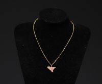 Pendentif en or jaune 18K représentant la carte de la Sicile, pour un poids total de 8gr.