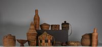Collection of over 200 Central African baskets from the 19th and 20th centuries - Collection of Mr Christian Borzykowski.