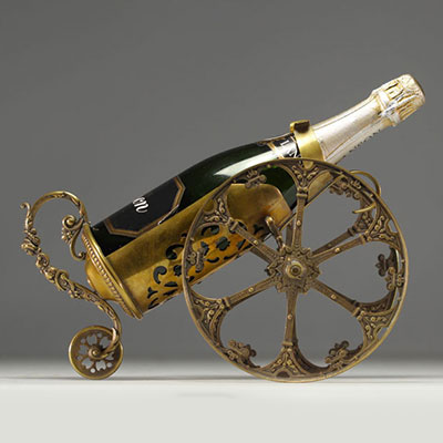 Canon à Champagne en laiton.