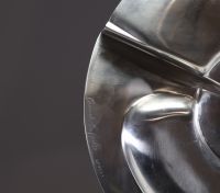 Alessi after Carmelo CAPPELLO (1912-1996) Silver-plated metal tray, circa 1980.