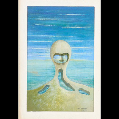 Paul DUFRANE (1922-1999) aquarelle 
