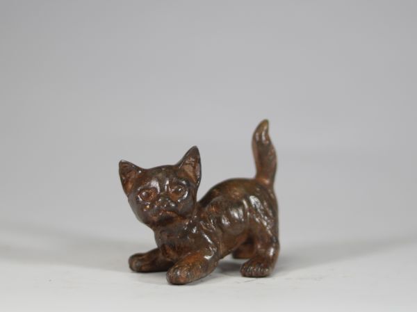 Pierre CHENET (né en 1922) – Chaton en bronze