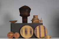 Collection of over 200 Central African baskets from the 19th and 20th centuries - Collection of Mr Christian Borzykowski.