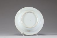 Chine - Assiette en porcelaine Famille rose , 18e siècle