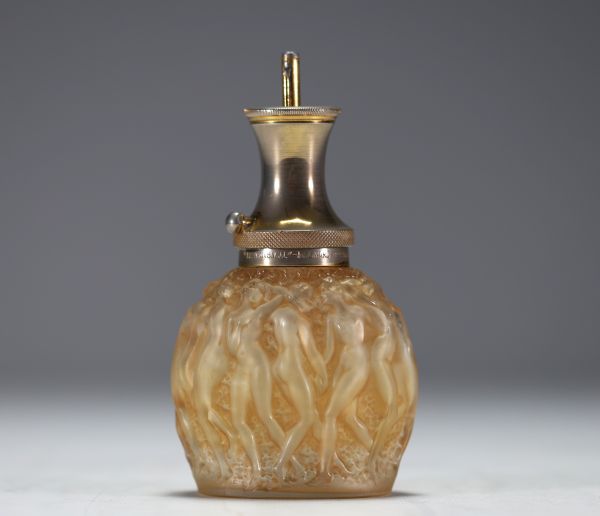 René LALIQUE (1860-1945) Molinard - Calendal model perfume atomiser in moulded pressed glass, 1927.