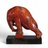 Guido Cacciapuoti - Éléphant en terre cuite vernissé mat édition A. G. Bertini - Italie 1930.