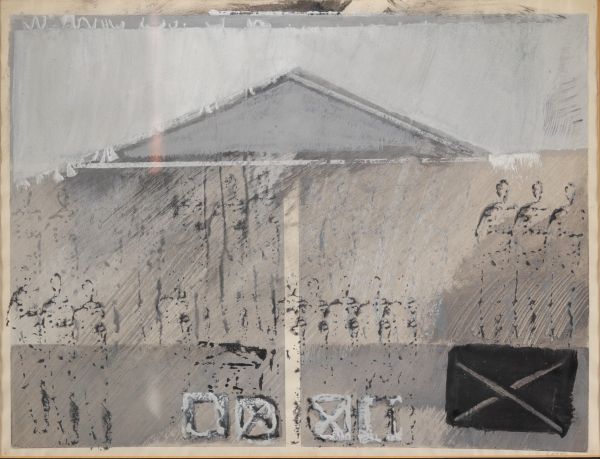 Ricardo GATTI (1886-1972) - Technique mixte sur papier.